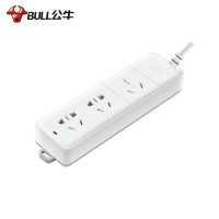 公牛(BULL)大功率16A插座/插线板插排 3位无开关全长1.8米大功率16A插座 GN-405D