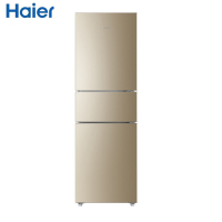 海尔(Haier)三门冰箱 BCD-216WMPT 216升风冷无霜超薄小型 三开门软冷冻