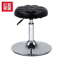〖红心〗SHX-14 黑色波浪吧台椅坐垫凳子吧椅高脚圆吧台凳吧凳(脚盘)