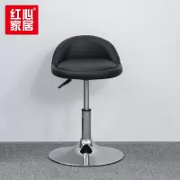 〖红心〗SHX-27 黑色舒适吧台椅低脚凳子吧椅高脚圆吧台凳吧凳(脚盘)