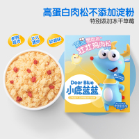 小鹿蓝蓝 壮壮鸡肉松 草莓味80g 宝宝儿童拌饭添加料