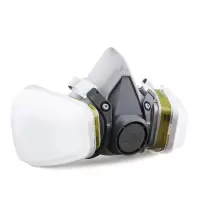 3M防毒面具口罩防尘面具面罩KN95防甲醛防雾霾PM2.5喷漆防护[防甲醛防综气体七件套]6200+6006 NZM