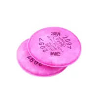 3M防毒面具口罩防尘面具面罩KN95防甲醛防雾霾PM2.5喷漆防护yzlp_171 2097CN滤棉x2片 NZM