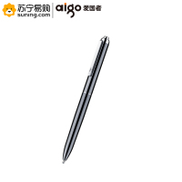 爱国者(AIGO) 笔形录音笔 R6600 8G 专业微型迷你高清远距降噪便携一键录音 学习商务会议采访 黑色