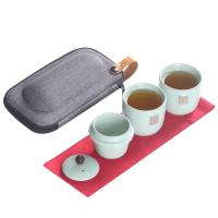 大润窑(DA RUN YAO) 茶具 随行中国 (4件套快客杯)
