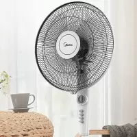 美的(Midea)FSA40YE 电风扇落地扇机械16吋定时白色家用摇头俯仰升降