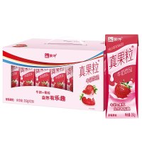 蒙牛真果粒草莓果粒 1×250g×12盒