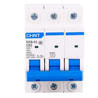 正泰(CHNT)NXB-63 3P C63 小型断路器 空气开关 过载空气开关