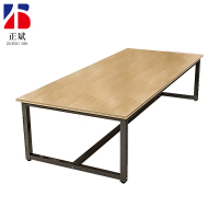 正斌会议桌长方形老板桌培训洽谈简约现代职员办公桌长桌办公家具[工厂现做 7天内发货]