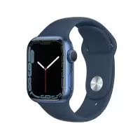 Apple Watch Series 7 GPS版 41mm 蓝色铝金属表壳 深邃蓝色运动型表带
