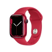 Apple Watch Series 7 GPS版 41mm 红色铝金属表壳 红色运动型表带