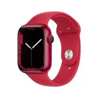 Apple Watch Series 7 蜂窝版 45mm 红色铝金属表壳 红色运动型表带