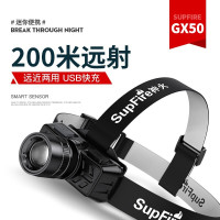 军根 头灯伸缩强光远射充电式夜钓鱼灯手电筒LED灯头戴式探照灯 5个起拍 gk