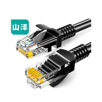 山泽(SAMZHE) SH-1100 高速超五类网线 10.00 米/根 (计价单位:根) 黑色