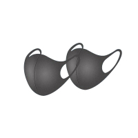 绿盾 韩版明星 网红款 kn95口罩 (100只起订) 深灰色