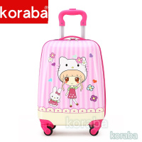 koraba 儿童拉杆箱 粉红色13 18寸可爱女孩