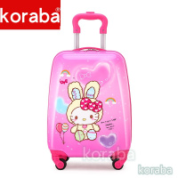 koraba 儿童拉杆箱 粉红色12 18寸小熊