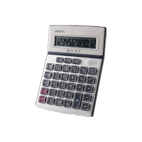 得力1525语音型计算器(银色)(台)