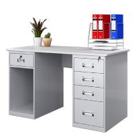 钢制办公桌铁皮电脑桌子 办公桌 1.4*0.7*0.75米