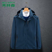 [直营]木林森(MULINSEN)新款风衣男女夹克外套情侣时尚潮流骑手服品质上衣