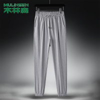 【直营】木林森(MULINSEN)束脚运动裤男春秋韩版百搭休闲裤子男港风潮流休闲裤
