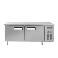 美的(Midea) HC-0.5D2NR-XC 卧式冷柜 (WB)冷藏工作台不锈钢冷藏柜卧式冰箱保鲜柜 单位:台