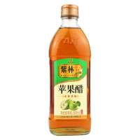 紫林无添加苹果醋500ml 西餐调味醋兑水喝果醋 1瓶装