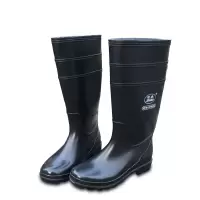 丽泰黑底黑帮高帮雨靴(42#/黑底/耐油耐酸碱)