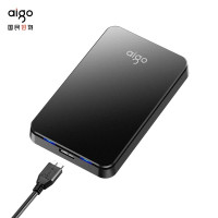 爱国者(aigo) 内嵌USB3.0 简约商务 移动硬盘 HD809 便携式移动硬盘 2T