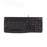 罗技Logitech有线键盘K120(黑色)