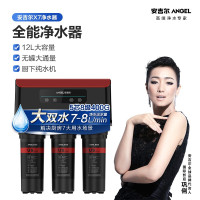 安吉尔（Angel）X7哪吒家用RO反渗透全能净水器400加仑直饮无罐大通量厨下纯水机J2818-ROB60