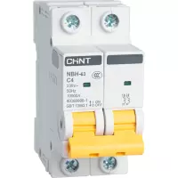 正泰 小型断路器 NBH-63 2P C4 10kA(台)