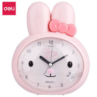 得力8803闹钟(红)3.5寸