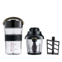 膳魔师(THERM0S)家用榨汁便捷多功能料理机蔬菜水果搅拌机豆浆机家用电器 EHA-2222A白色