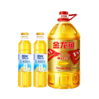 金龙鱼 零反式脂肪酸阳光葵花子油400ml/桶*2+金龙鱼 黄金比例调和油4L/桶(非转基因) DZ