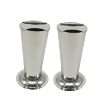 不锈钢带盖消毒盘 消毒盘 器械弯盘 托盘 镊子筒 器械盘 敷料盘 方盘实验器皿 304防碘伏镊子筒 中号