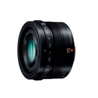 松下(Panasonic) H-X015GK-K 15/F1.7 微单镜头 黑色 松下卡口 标准定焦 46mm滤镜口径