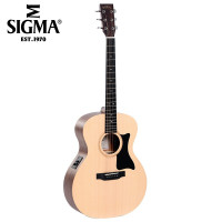 马丁(MARTIN)sigma 西格玛GME+吉他单板民谣D型旅行小吉它木吉他云杉+桃花芯原木色亮光