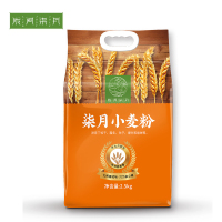 陇间柒月 柒月小麦粉 2.5kg 烘焙馒头饺子多用途中筋全麦面粉