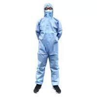 振德一次性医用隔离衣医护医疗连体全身隔离防护服透气带帽子手术阻隔细菌