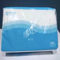 清风 酒店专用擦手纸 200mm*200mm 200抽一包 20包一箱