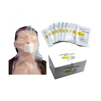 沪模 CPR吹气面膜 一次性 心肺复苏模拟教学面膜 50片/盒(盒)