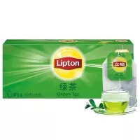 立顿 绿茶茶包 优选黄山/四川绿茶茶叶办公冲饮袋泡茶