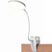 沃品 LED充电式台灯 护眼学生卧室床头阅读宿舍夹子夹式学习灯
