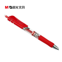 晨光 K35A (WB1) 中性笔0.5可按动签字笔会议笔水笔 12支 /盒 红色