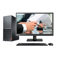 联想(Lenovo)M5900d 台式电脑 锐龙R5-3400/8G/1T+128G固 加装/WIN10/22英寸屏