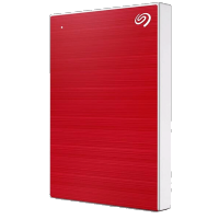 希捷(Seagate) 移动硬盘4TB 加密 USB3.0 铭 新款 2.5英寸 金属外观兼容Mac 红色