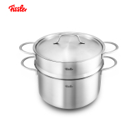 菲仕乐(Fissler)不锈钢深汤锅蒸屉套装蒸锅燃气灶通用家用蒸煮炖EM006