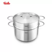 菲仕乐(Fissler)不锈钢深汤锅蒸屉套装蒸锅燃气灶通用家用蒸煮炖EM006