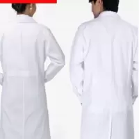 谋福 白大褂 加厚男女工作服实验服标准码 男女通用款